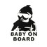 Baby on Board Funny Auto Truck Vinyl Decal Window Sticker Car Stickers - 1