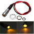 Amber LED Car Truck Boat 8mm 12V Directional Indicator Light Pilot Dashboard Lamp - 1