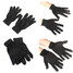 Black Men Stretchy Elastic Women Cycling Winter Mitten Gloves - 7