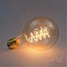 Carbon Silk Light Bulbs Ac220-240v G95 Around Incandescent Pearl - 2