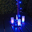 Lamp Blue Outdoor Fairy Decor Gifts Lights - 4