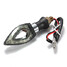 LEDs Turn Chrome Light Indicator Lamp Universal Motorcycle 4 X - 6