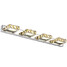 Modern Crystal Bathroom Contemporary Led Integrated Metal Led 12w Lighting - 2