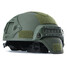 Hunting Helmet With Mount Rail Combat Tactical Side - 4