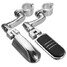 Motorcycle Foot Pedals Chrome Streamline Peg 32mm Harley Davidson - 3