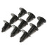 Clip Fastener Push Car Auto Buckle 100Pcs Hole Trim Card Rivets 20mm Boot - 3