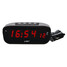 Electronic Clock Red digital LED Backlight 2 in 1 Clock Alarm Auto Car Thermometer - 1