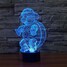 Living Room Colorful 3d Night Light Led Color-changing 100 - 4