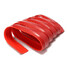 Lip Carbon Fiber Car Front Bumper Splitter Body Protector Kit Spoiler Red Rubber - 3