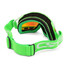 Ski Goggles Anti-Fog Green Motorcycle Racing Frame UV Protection - 7