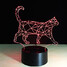 Acrylic Colorful Cat 100 Lamp Nightlight - 3