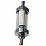 10mm Finish Petrol Diesel Fuel Filter Inline Chrome - 1