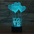 100 Decoration Atmosphere Lamp Led Night Light Love Star Novelty Lighting Wars 3d - 6