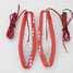 LED Flash 2x Car Side Marker Light Lamp Turn Light Steel Ring - 4