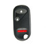 Case Shell 3 Buttons Element Replace Honda Civic Blank Panic Remote Key - 2