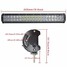 Light Bar Spot Flood Combo DC10-30V SUV LED Work UTV 20inch 4WD Jeep Offroad Beam 126W - 12