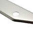 Sliver Screw Tag License Plate Frames 2 PCS Caps Stainless Steel - 6