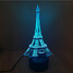 100 Christmas Light Decoration Atmosphere Lamp Eiffel 3d Touch Dimming Novelty Lighting Colorful - 5