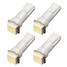 DC 12V Gauge Light Bulb Lamp Dashboard 5050 SMD Car Wedge Side T5 - 7