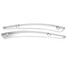 Road Glide Wind Shield Chrome Side Trim Harley Pair - 5