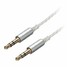 Male Audio PTFE Teflon Cable PC Car AUX Stereo Male Phone IPOD 3.5mm - 5