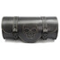Tool Bag Saddle Black For Harley Motorcycle Side PU Leather Saddle Bag - 1