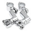 Peg Guards Clamp For Harley Mounts Magnum 4inch Chrome Engine - 1