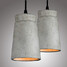 Cement Nordic Coffee Lighting Fixture Retro Minimalist Vintage - 1