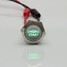 Switch Lighted Push Button 19mm Metal Engine Start Latching 12V LED 5 Colors - 10