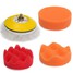 Car Polisher Kit Set Buffing Polishing Pad 18PCS Flat Sponge - 7