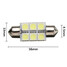 5050 6SMD Bright Dome Lamp Bulb 35mm LED Car Interior Festoon Parking Light - 5