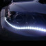 Strips White Shine LED Side Headlights DRL 2PC 12 Inch - 6