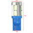 LED Side Indicator 20Lm 0.17A Ice Blue Lamp Light 2.3W T10 5730 10pcs - 2