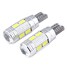 12v 100 2 Pcs 300lm T10 3w White Led Mirror - 1