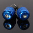 Handlebar End Weight Balance Plug 22mm Red Blue Motorcycle Round - 6
