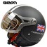 Half Face Helmet Motorcycle Air Force Pilot Harley BEON Jet - 2