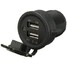 USB Cigarette Lighter Charger 12V Dual Socket Motorcycle Car ATV Boat - 4