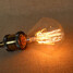 Industry Style 40w E27 Incandescent Bulb Transparent Retro - 3
