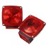 Side Light For Truck Trailer Tail License Stop Turn Right Left Pair Red Light Car - 5