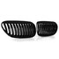 Black Front One Pair E63 E64 Car BMW Grilles M6 Gloss - 2