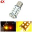 Lamp Reverse 5050 27SMD LED Car Turn Signal Light 21W Bulb Yellow Tail 12V 4pcs - 1