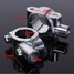 Handlebar Holder Mount Brackets Mirror Adaptor Chrome Motorcycle - 7