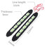 Auto DRL Driving Daytime Running Lamp COB LED Lights Car Soft Silicone - 2