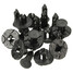 Push Rivet 8mm Clips Nissan Bumper Fender 10pcs Fastener Plastic - 1