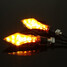 Indicators Lights 9 LED Amber Motorcycle Motor Bike Turn Signal - 2