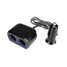 Distributor Car Cigarette Lighter Socket with Power 2 Way LED - 4