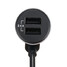 4 USB Car Charger Front Power Fast Charge Backseat Smartphones 36W - 5