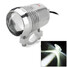Silver Motorcycle Low Beam Light High 2Pcs LED Headlights - 2