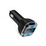 HD Car Charger Dual USB Port Tracker Mini 5V Display OLED GPS - 3