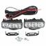 Kit Truck Car Running Bright White Light Driving Lamp Daylight 2Pcs 3 Led - 5